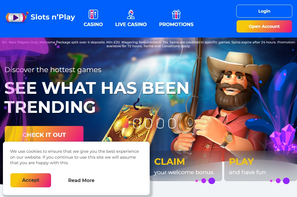 Slots n'Play Casino Mobile screenshot